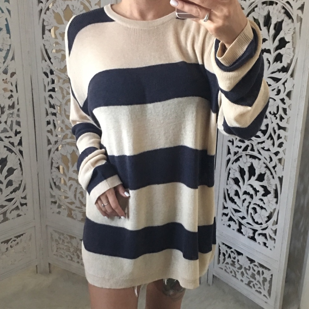 Striped Pullover Sweater - Picture 8 of 8